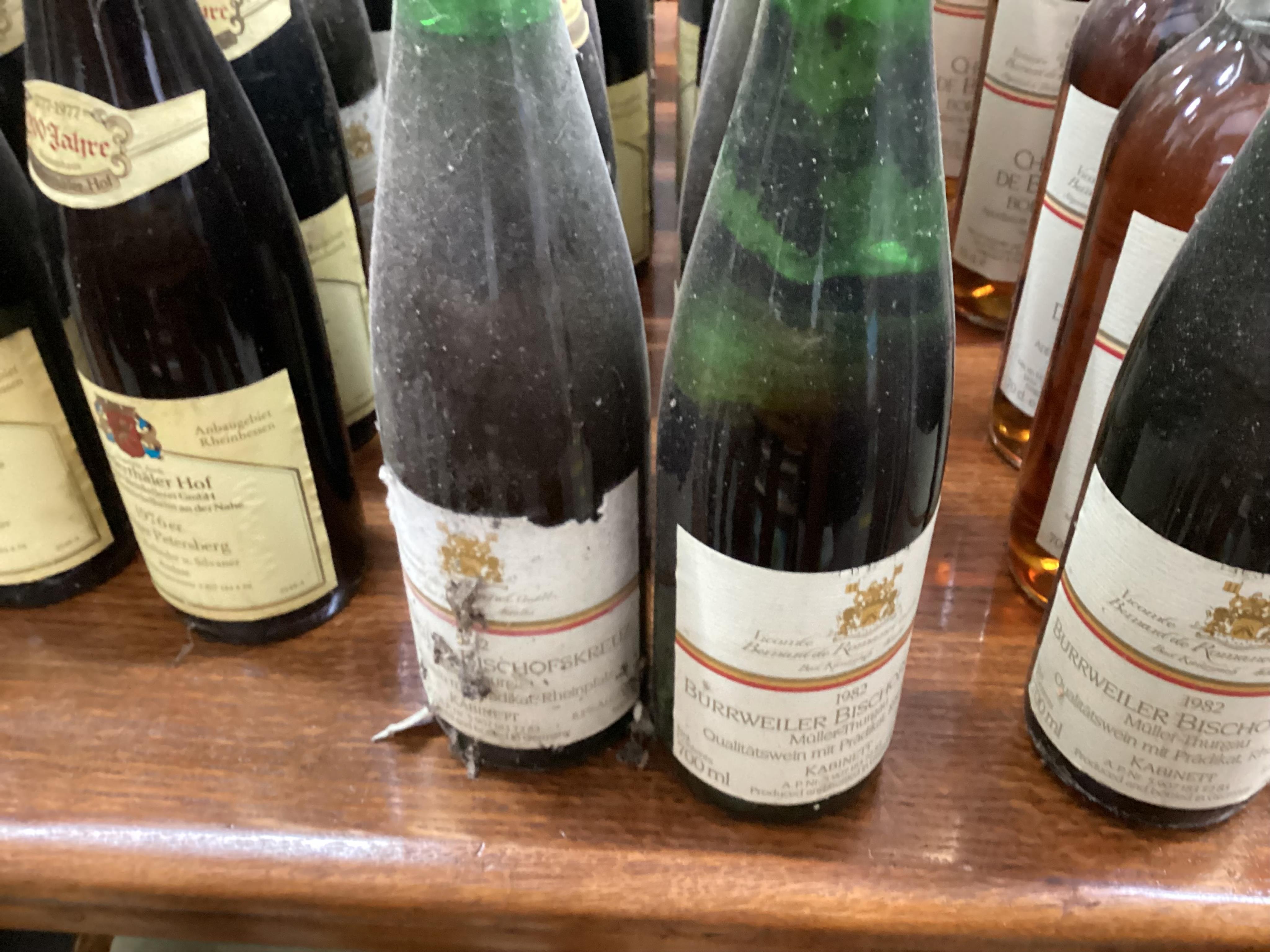 Approximately 150 bottles of assorted red, white and rosé wine together with two bottles of port